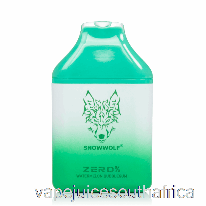 Vape Juice South Africa Snowwolf Zero 5500 0% Nicotine Free Disposable Watermelon Bubblegum